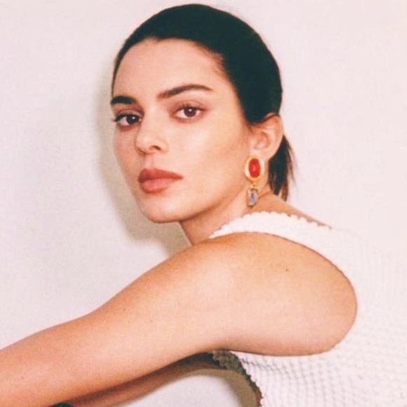 NEW Celeb Favorite Red/Purple Resin Python Gemstone Jelly Inspired Drop Earrings - Picture 10 of 16